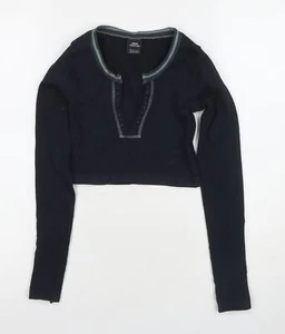 Urban Outfitters Women's Black XS Cropped T-Shirt - Picture 1 of 12