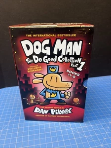 Dog Man The Do Good Collection Part 1 Books #1-5 Dav Pilkey Hardcover Boxed Set - Picture 1 of 8