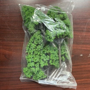 Model Pine Trees Green Lot Of 10pcs For HO Scale Railway Scenery Layout-Gift - Picture 1 of 3