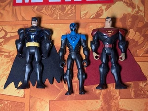 ARMOR BATMAN, SUPERMAN & BLUE BEETLE - Brave & The Bold Lot, Mattel 5" 2009/2010 - Bild 1 von 3