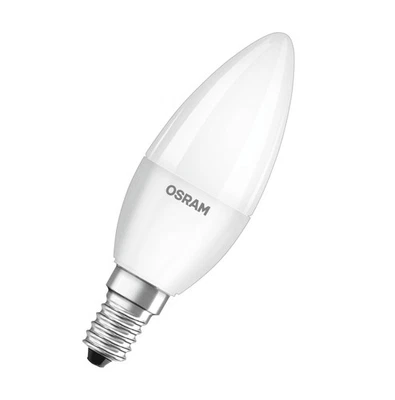 OSRAM Lampada LED - E14 - bianco caldo - 2700 K - 5,50 W - Sostituisce lampade a - Immagine 1 di 4