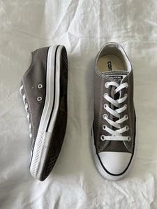 Converse | Size M8 W10 | Gray White Chuck Taylor All Star Low Top | Casual - Picture 1 of 9