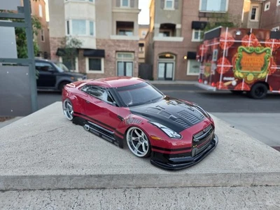 200mm 1/10 Custom Paint NISSAN R35 4Tec-2 drift RDS DC10 YD2 MST TT02 Body Only - Image 1 of 4