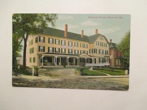 Elsworth Maine Postcard American House ME - Picture 1 of 2
