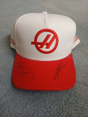 Louis Hamilton 7x, Sebastian Vettel 5x,  F1 Racing Signed Hat Two World Champs - Image 1 of 4