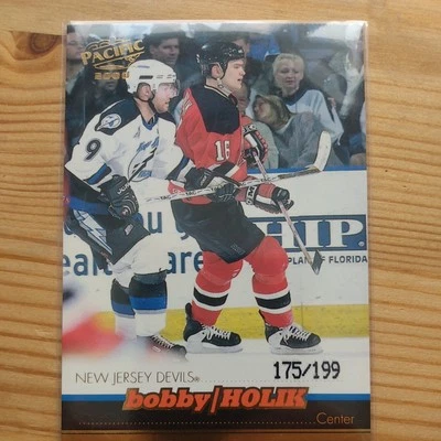 Bobby Holik #238 Rare 175/199  Gold 1999-2000 Pacific New Jersey Devils  - Image 1 of 4