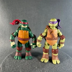 Teenage Mutant Ninja Turtles Raphael Donatello Actionfigur Lot 2012 Playmates - Bild 1 von 15
