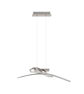 Eglo 33455 LED Palozza Hängeleuchte silber 2x11W 4000K EEK:E (Spektrum A-G) - Bild 1 von 2