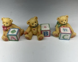Priscilla Hillman Enesco Alphabet Bär 1995 Buchstabe A, B & C - Bild 1 von 11
