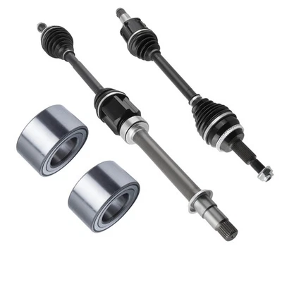 Front CV Axle Shaft+Bearing Set for Toyota Sienna 3.3L 3.5L V6 2004-2009 2010 - Image 1 of 4