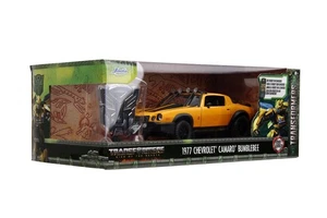 Jada 1:24 Hollywood Rides 1977 Chevy Camaro Bumblebee Transformers 34263 Diecast - Picture 1 of 2