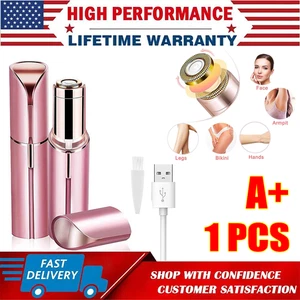 Épilation Visage pour Femme, Mini Épilateur, Rasoir Électrique Inoxydable - Photo 1/14