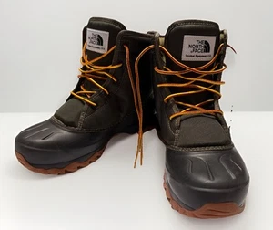 The North Face Mens Tsumoru NF0A3MKS Army Green Lace Up Snow Boots US Size 8 - Picture 1 of 9