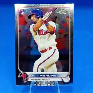 2022 Topps Chrome - Matt Vierling #181 (RC) - Picture 1 of 5