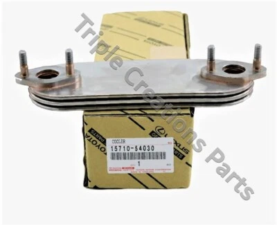 Conjunto de enfriador de aceite genuino 15710-54030 Lexus LX450 Toyota Land Cruiser FZJ80 FABRICANTE DE EQUIPOS ORIGINALES Foto 1 de 2