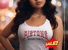 Detroit~Pistons Basketball Tank Top Women, Ladies Basketball Shirt
