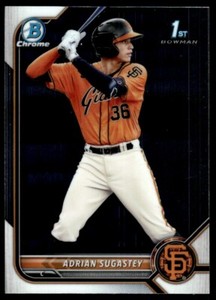 Adrian Sugastey 2022 Bowman Chrome Prospect Rookie | 1st Card | RC #BCP-19 San