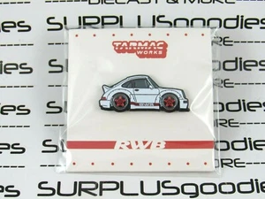 2021 Tarmac Works X Leen Customs Pin Tokyo Auto Salon White PORSCHE RWB 964 - Picture 1 of 4