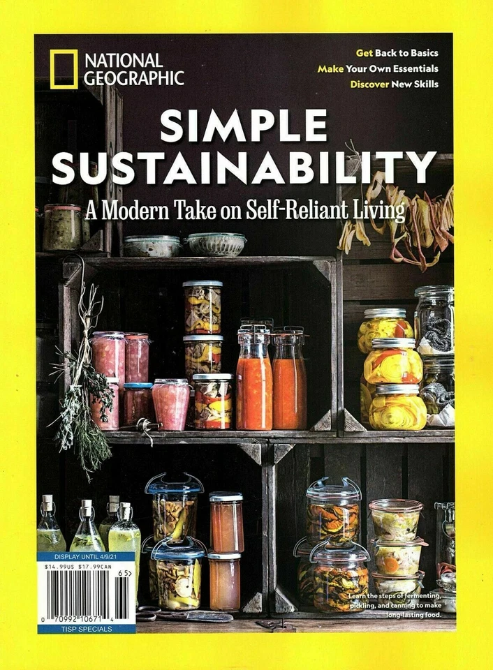 National Geographic Simple Sustainability Magazine Modern Self-Reliant Living  - Image 1 of 1