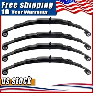 New 25.25" Trailer Leaf Spring 3500# Axle Camper 4 Leaf Una-212 SW4B Set 4 - Picture 1 of 11