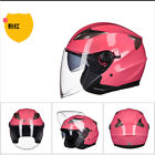 DOT 3/4 Open Half Face Motorcycle Helmet Flip Up Motobike Scooter Bike Helmets