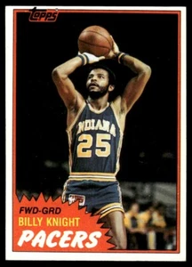 1981-82 Topps Billy Knight Indiana Pacers #MW91 - Imagen 1 de 2