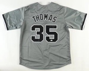 Frank Thomas Signed Chicago White Sox Jersey (JSA) 500 Home Run Club / 1st Base - Picture 1 of 6