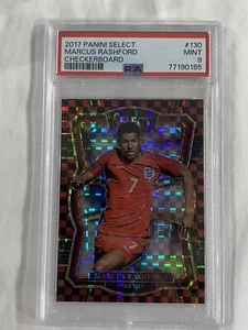 Marcus Rashford 2017 Select #130 Checkerboard England Manchester United PSA 9 MT - Picture 1 of 1