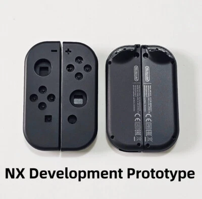 Official NX Nintendo Switch Metallic Black Joy-Con Prototype Housing Shell Cover - Image 1 of 4