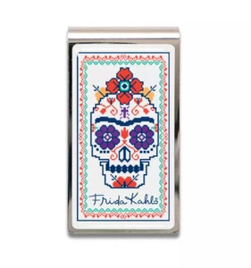 Vintage ACME Studio FRIDA KAHLO "Sugar Skull" Geldklammer - NEU - Bild 1 von 2