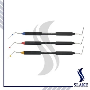 Dental Endo Buchanan Hand Plugger NiTi Tip Obturation 3 Pcs Set Niti Plugger Set - Picture 1 of 1