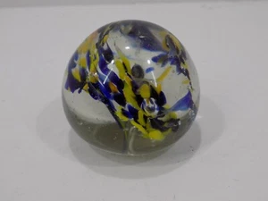 Vintage Art Glass Paperweight Made in India multi color - Picture 1 of 4