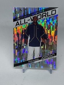 Michael Jordan 2022 Goodwin Champions #AW-1  ALL World Holo Sp Chicago Bulls