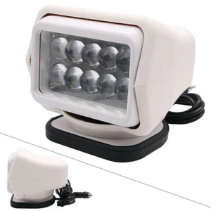 50W Led Remote Control Search Light 360° Magnetic Base Truck Boat Camping White - Picture 1 of 10