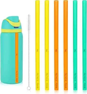 6pcs Straw Replacements for Owala FreeSip 24 oz 32 with M, Multicolor - Picture 1 of 6