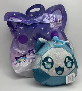2023 Aphmau MeeMeows Mystery Litter #4 Bag Clip On Cat Plush - Diamond - Picture 1 of 5