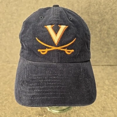 Virginia Cavaliers Adjustable Strap Corduroy Hat Cap Twins Enterprise Inc - Image 1 of 4