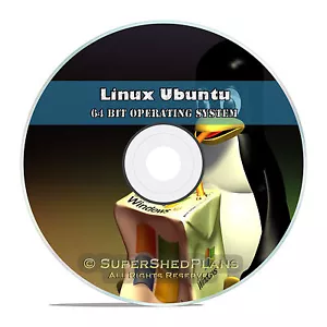 Linux Ubuntu 64 Bit 2018 Operating System DVD 18.10, Easy Windows Replacement OS - Picture 1 of 1