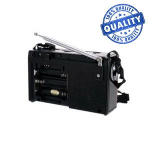 Rechargeable AM/FM/SW 3Band World Radio SD/USB MP3 Player Led Torch - Picture 1 of 12