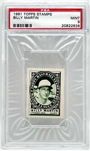 Estampillas Topps 1961 Billy Martin PSA 9 como nuevas - Pop 1 de 1 - ninguna calificación superior - Imagen 1 de 2