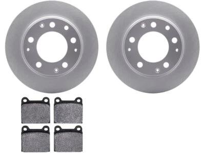 Kit de pastillas de freno y rotor trasero fricción dinámica para Porsche 911 1969-1983 41676TY Foto 1 de 2