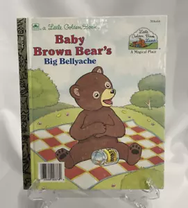 1989 Baby Brown Bears Big Bellyache (Little Golden Book Land) - EXCELLENT - Imagen 1 de 9
