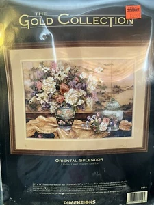 Dimensions Counted Crewel Design Kit Gold Collection ORIENTAL SPLENDOR Craft - Picture 1 of 2