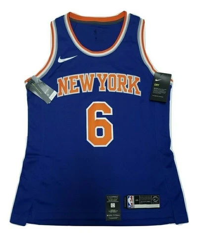 Nike New York Knicks Kristaps Porzingis #6 Jersey 867074-495 Size 44 M Womens Cover