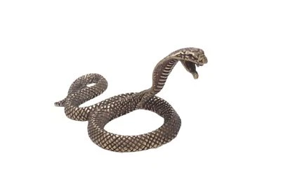 DMtse Latón Mini Cobra Serpiente Estatua Adornos Estatua Estatuilla para Animal Scul... Foto 1 de 4