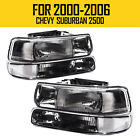 Headlights Assembly For 2000 2001 2002 2003 -2006 Chevy Suburban 1500 2500 Tahoe