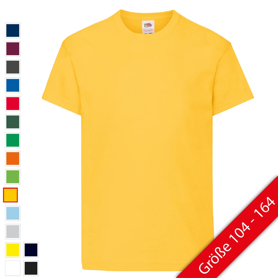 T-shirt bambino Fruit of the Loom originale FOL