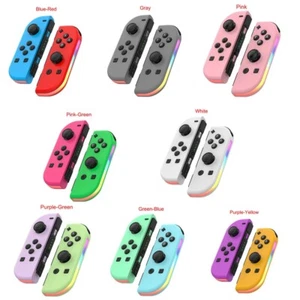 Wireless Bluetooth Left & Right Controller For Nintendo Switch Joy-Con-Stick LED - Picture 1 of 24