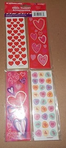 Valentine's Day Sticker Strips 36ea 6"x2" Acid Free Mega Value Pack Hearts 102W - Picture 1 of 2