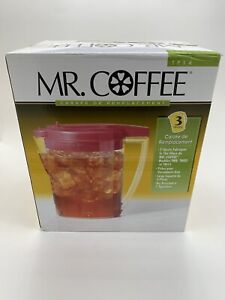 Mr Coffee Iced Tea Maker Replacement Pitcher Models TM8 TM8D TM14